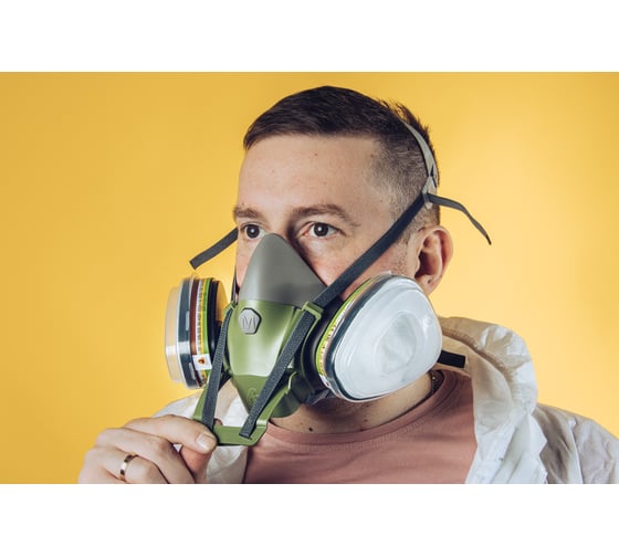 Фильтрующая полумаска Jeta Safety из силикона с быстрым сбросом, размер S 8500-S