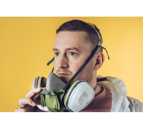 Фильтрующая полумаска Jeta Safety из силикона с быстрым сбросом, размер S 8500-S