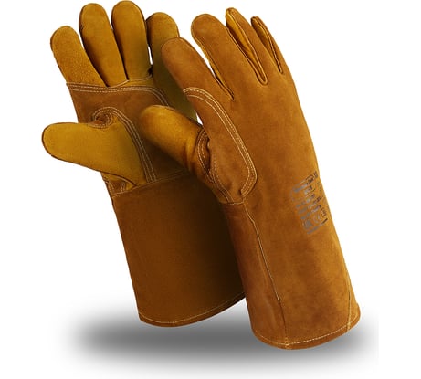 Спилковые краги Manipula Specialist ФЛАГМАН ЛЮКС SPL-75 410 мм, р.11 Пер 688/11