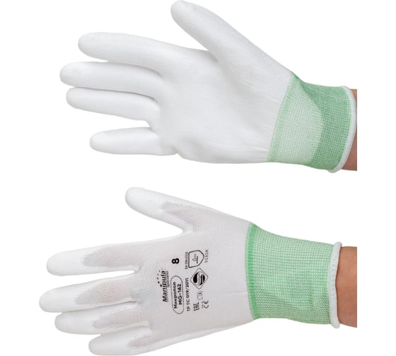 Перчатки Manipula Specialist МИКРОПОЛ TPU-13 р.8/M Пер 611/M