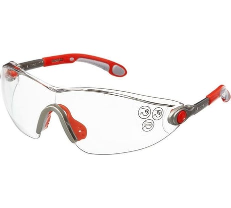 Открытые защитные очки Delta Plus VULCANO2 с прозрачной линзой VULC2ORIN