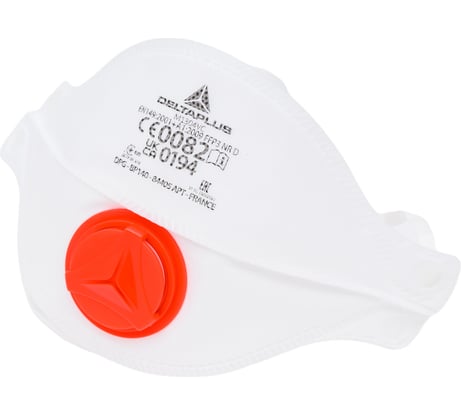 Респираторная четырёхпанельная маска Delta Plus FFP3 10 шт. M1304VC