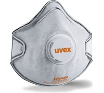 Фильтрующая полумаска Uvex Силв-Эйр 2220, Ffp2, с клапаном и угольным фильтром 8732220