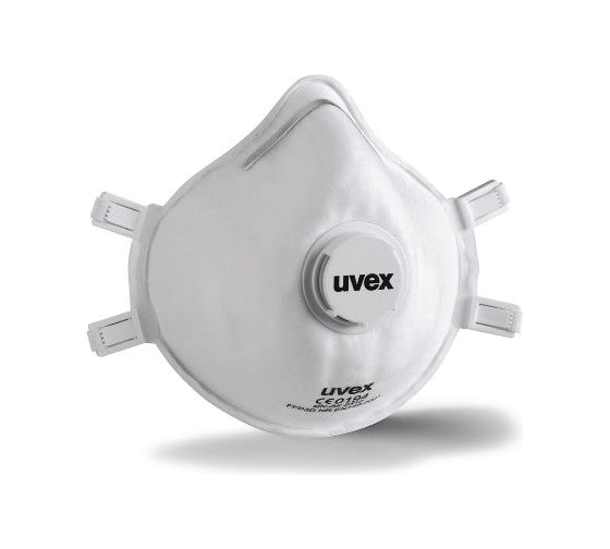 Фильтрующая полумаска Uvex Силв-Эйр 2312, Ffp3, с клапаном 8732312