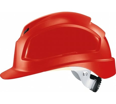 Каска Uvex Феос B-Wr Pe, храповик, текстильное оголовье, красная 9772330