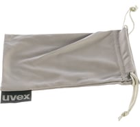 Чехол-салфетка для открытых очков Uvex микрофазер, серый 9954349