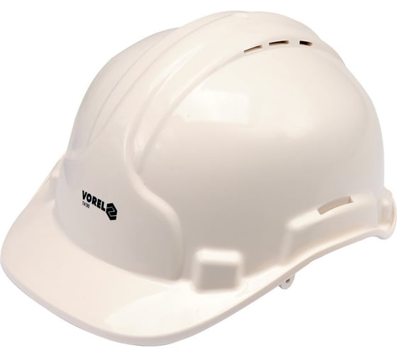 Защитная каска VOREL белая 74190