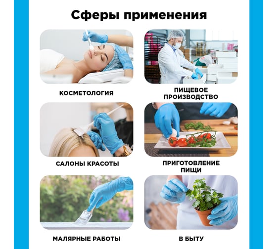 Нитриловые перчатки AVIORA р.XL, 100 шт. 402-660