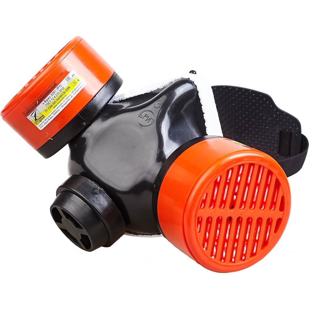 Изолирующая полумаска со сменным фильтром А1Р1D Бриз-Кама СИЗОД ...