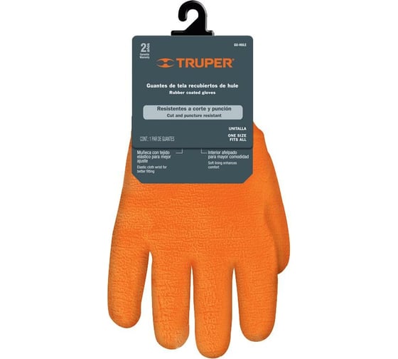 Перчатки Truper покрытие из резины GU-HULE 14248
