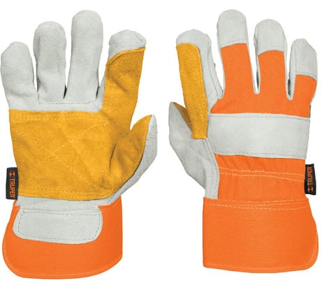 Рабочие перчатки Truper усиление на ладонях, подкладка из полиэстера GU-TECA-R-C 15250