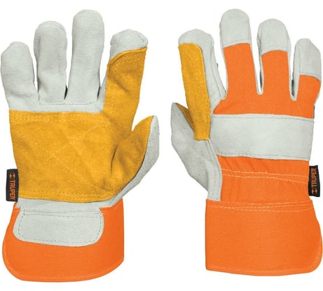 Рабочие перчатки Truper усиление на ладонях, подкладка из полиэстера GU-TECA-R 14246