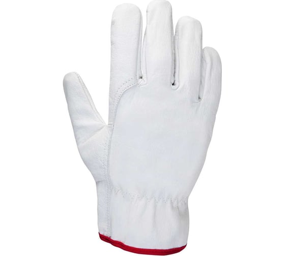 Кожаные рабочие перчатки монтажника Jeta Safety из кожи буйвола, размер S/7, JLE421-7/S