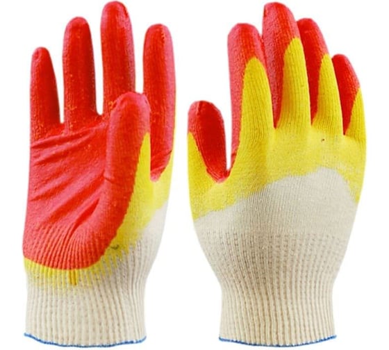 Перчатки DINFIX ULTRA с 2-м латексным обливом, 13 класс, красные, 10 пар 00-0003752 1