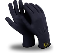 Перчатки Manipula Specialist АРАМАКС БЛЭК MG-305, Kevlar, без покрытия, оверлок, цвет черный Пер 744/8