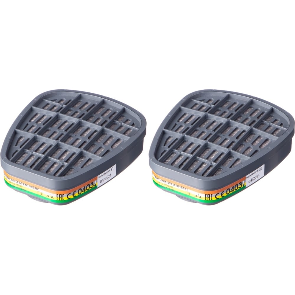 Противогазовый фильтр UNIX 531 А1В1Е1К1 2 шт 102-021-0006 - выгодная ...