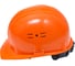 Каска Pegas pneumatic оранжевая, с храповым механизмом 130543 2
