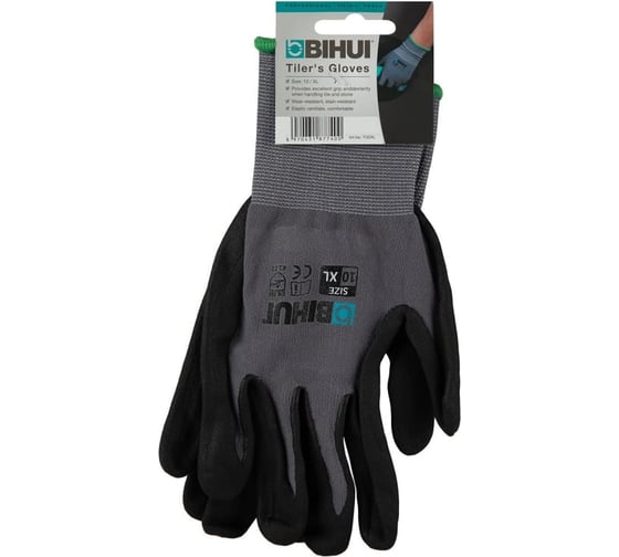 Строительные перчатки с латексным покрытием BIHUI TGDXL - выгодная цена .