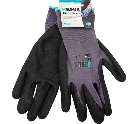 Строительные перчатки с латексным покрытием BIHUI TGDXL