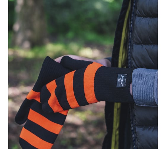 Водонепроницаемые детские варежки DexShell Children mittens, оранжевые DG536L