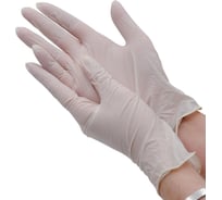 Латексные неопудренные перчатки Optiline р.M, 100 шт 27-2120