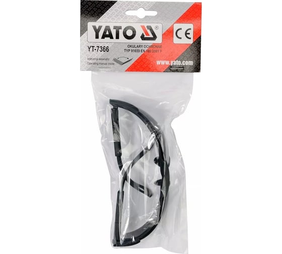 Защитные открытые очки YATO YT-7366