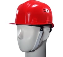 Защитная каска с храповиком ИСТОК красная КАС-002-КР