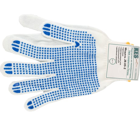 Перчатки из поликоттона КЭС пвх-покрытие точка, размер 10/XL 14000009 JR-05-2