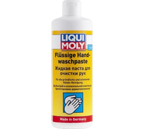 Жидкая паста для очистки рук LIQUI MOLY Flussige Hand-Wasch-Paste, 0.5л 3355