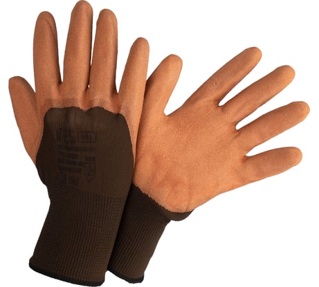 Усиленные перчатки из полиэстера КЭС, нитрильный облив, размер 9/L 14000011 JR-07