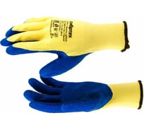 Перчатки с латексным рельефным покрытием СИБРТЕХ х/б, 10 класс M 67751