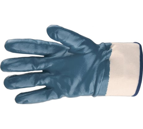 Трикотажные перчатки с обливом из бутадиен-нитрильного каучука СИБРТЕХ р.M 67832