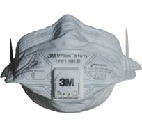 Фильтрующая полумаска 3М VFlex 9161V класс защиты FFP1 NR D 15 шт. 7100102650
