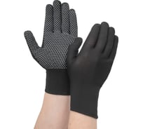 Вязаные нейлоновые перчатки с ПВХ покрытием Микроточка, 9 размер, Gigant G-101 (Россия)