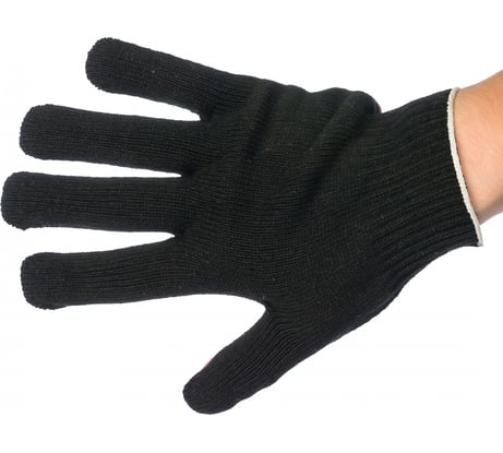 Вязаные полушерстяные перчатки с ПВХ нанесением Точка Gigant 10 пар G-076