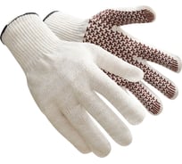 Трикотажные перчатки с ПВХ-покрытием Ампаро Тайфун, 10 класс, р. 11 450201-11