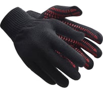 Зимние утепленные перчатки с ПВХ-точкой Ампаро Пантера из полушерсти, р.10 497898-10