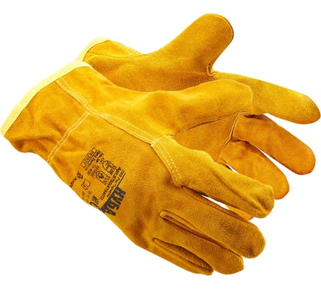 Мягкие спилковые перчатки Ампаро Куба манжета-крага, р. 10 6780 (419403)-10