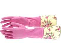 Хозяйственные латексные перчатки с манжетой Elfe размер M 67890