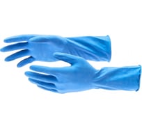 Хозяйственные латексные перчатки Elfe c хлопковым напылением, XL 67888