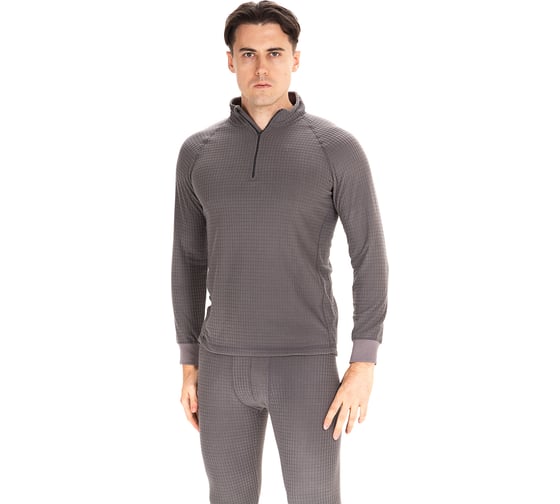 Термобелье Huntsman Thermoline ZIP серое, фактурное НФ-00000443/ 60-62/188