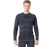 Мужское термобелье-фуфайка White Owl PAT-148-T, размер M/L, серый с черным W112763