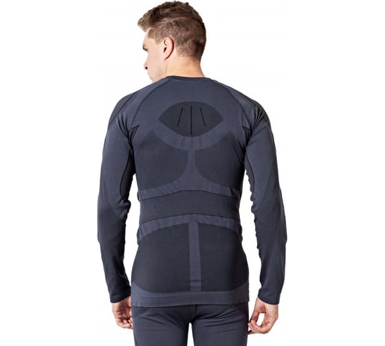 Мужское термобелье-фуфайка White Owl PAT-148-T, размер L/XL, серый с черным W112764