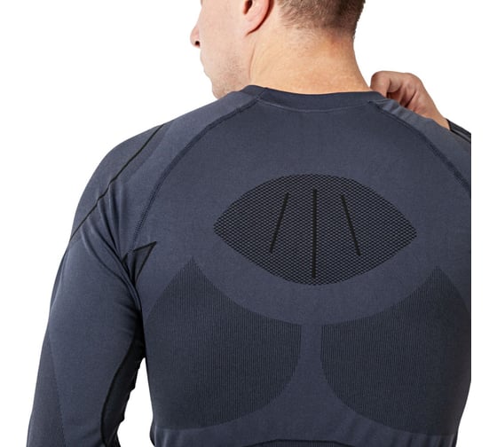 Мужское термобелье-фуфайка White Owl PAT-148-T, размер L/XL, серый с черным W112764