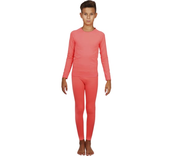 Детское термобелье White Owl фуфайка и кальсоны, Warm Children, размер S, оранжевый W112742