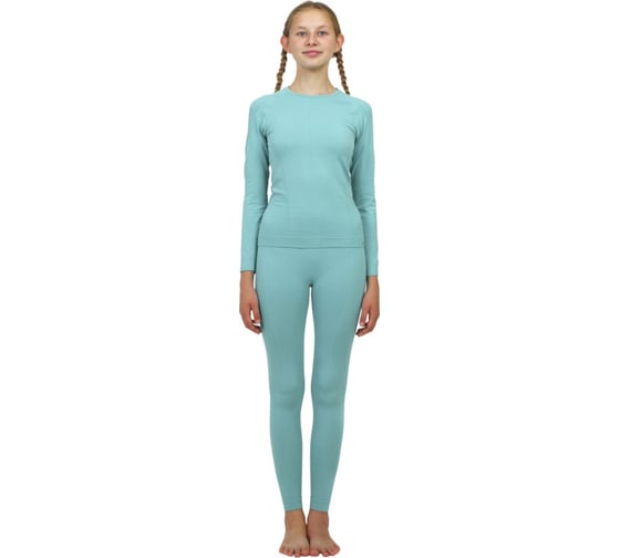 Детское термобелье White Owl фуфайка и кальсоны, Warm Children, размер S, голубой W112739