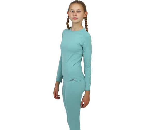 Детское термобелье White Owl фуфайка и кальсоны, Warm Children, размер S, голубой W112739