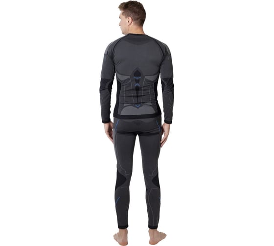 Мужское термобелье White Owl A1-389, размер L/XL, серый с черным W112758