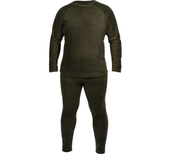 Термобелье Следопыт Fleece комплект, до -25С, цвет хаки, р. 52 PF-TU-101 1