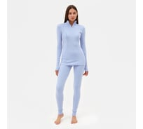 Комплект женский термо MINAKU лонгслив, лосины, цвет голубой, размер 50 6885424